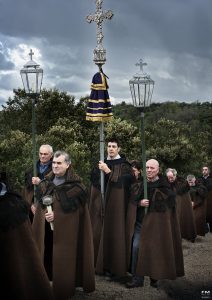 Procesión de capas pardas - Jueves Santo en Bercianos de Aliste