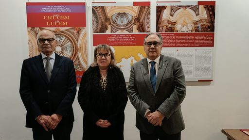 Inauguración exposición en Roma